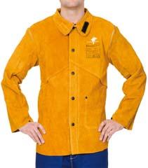 Jacke Spaltleder mit Stoffrücken,GB 96cm WELDAS
