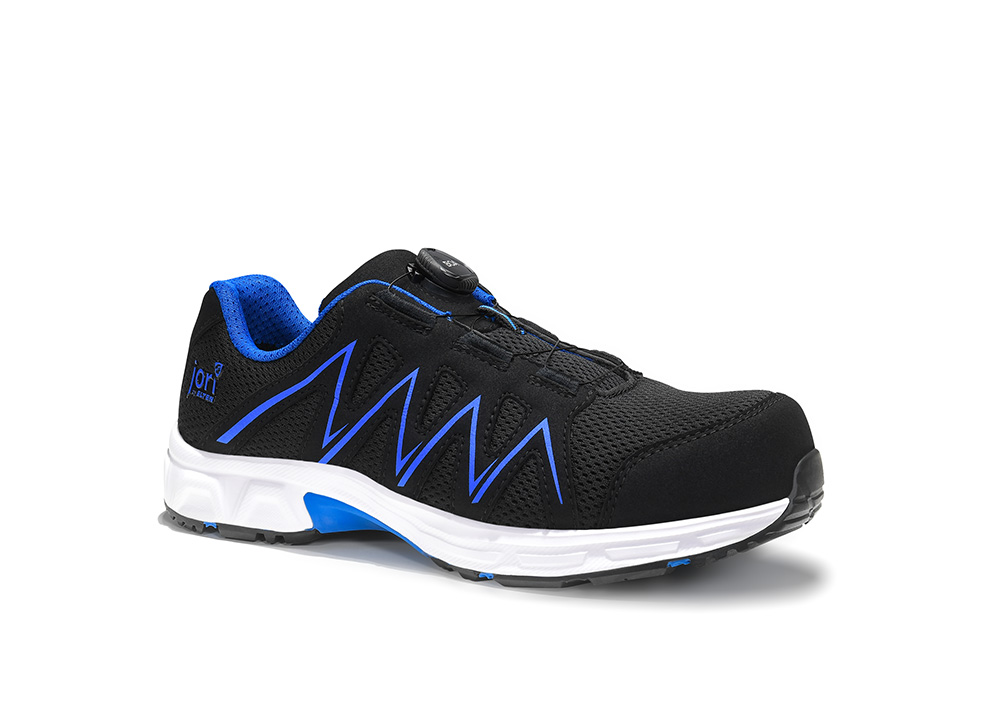 Sicherheitshalbschuh jo_SPEEDY BOA® black-blue Low ESD S1PS