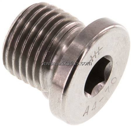 Verschlussstopfen Innenskt. G 1/4", V4A