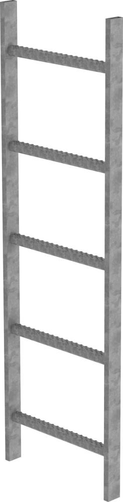 Schachtleiter 5 Sprossen L 1,40 m B440 mm LW 300 mm Stahl verzinkt
