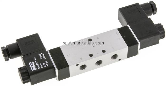 5/2-Wege Magnetimpulsventil, G 1/8", 12 V DC, Standard