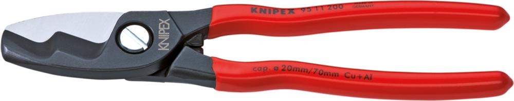 Kabelschere mit Kunststoff-Griffen 200mm KNIPEX
