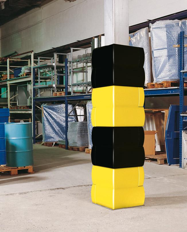 Pfeiler-Schutzprofil 300 PE schwarz VE 2 St.