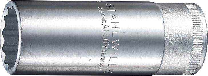 Steckschlüsseleinsatz 12-kant 1/2" 32mm lang Stahlwille