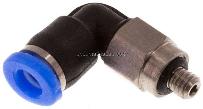 Winkel-Steckanschluss M 3-3mm, IQS-Mini Winkel-Steckanschluss M 3-3mm, IQS-Mini