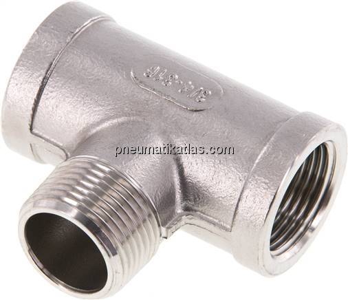 T-Einschraubstück Rp 3/4"(IG)-R 3/4"(AG), 1.4408
