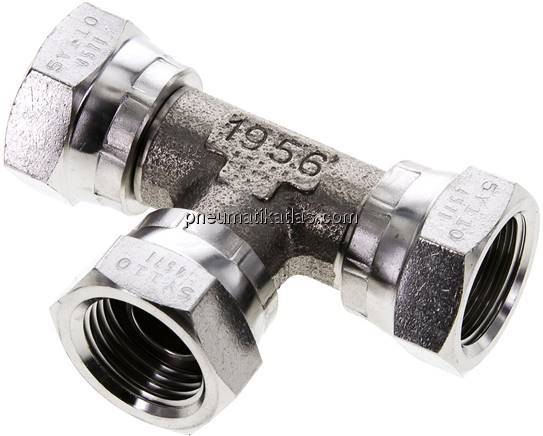 T-Verschraubung,60°Konus G 1/2" (IG), V4A