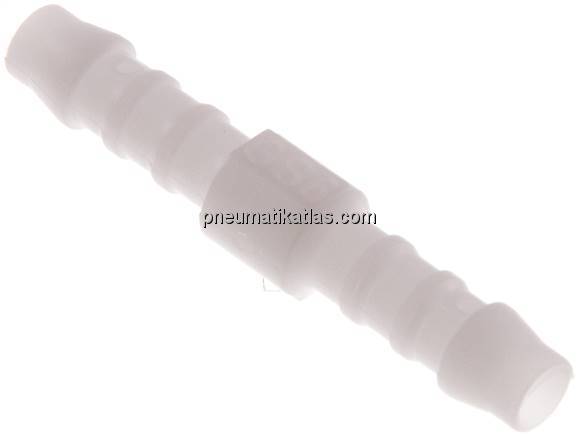 Schlauchverbindungsrohr 6 (1/4")mm-6 (1/4")mm, POM