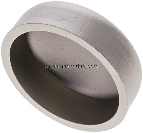 Rohrkappe 48,3x3,0mm, 1.4571, ähnlich DIN 28011