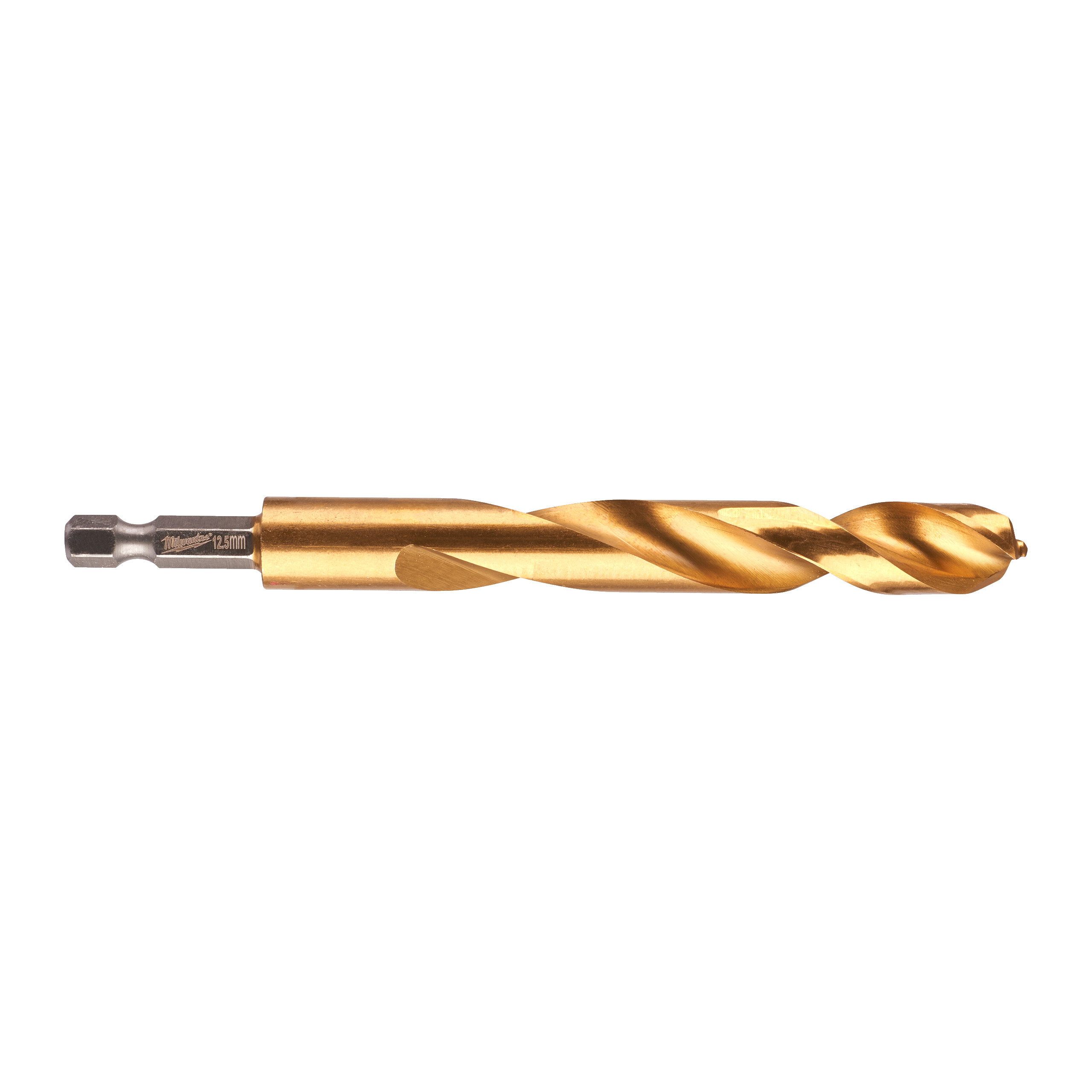 SHOCKWAVE Metallbohrer HSS G RED HEX Titan 1/4" 12,5 x 128 mm