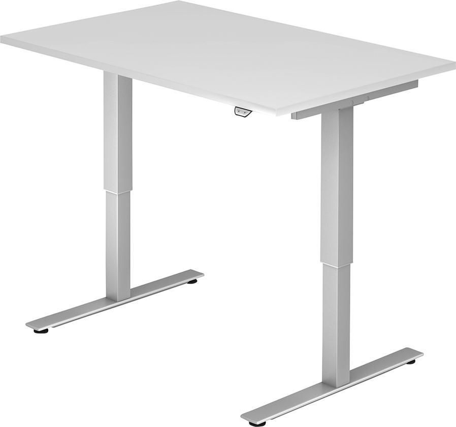 Schreibtisch XMST 12 1200x800 Weiß/silber