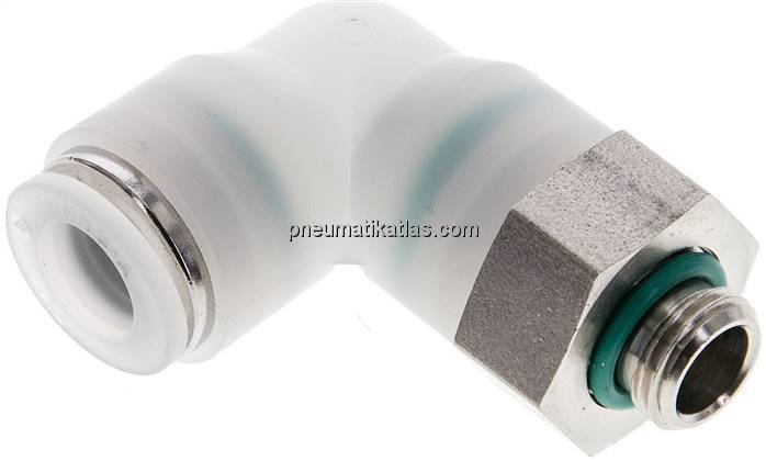 Winkel-Steckanschluss G 1/8"-8mm, IQS-ES LE/IQS-PVDF