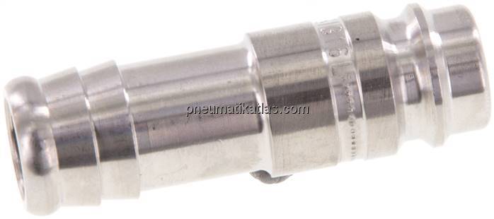 Kupplungsstecker (NW10) 13 (1/2")mm Schlauch, 1.4404