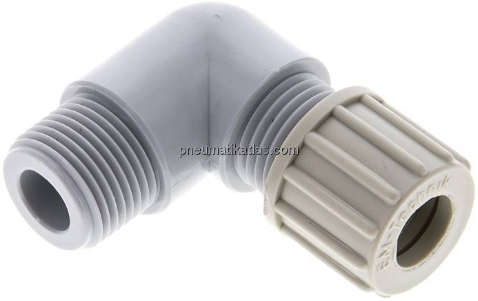 Winkel-Verschraubung G 3/8"-10x8mm, PA