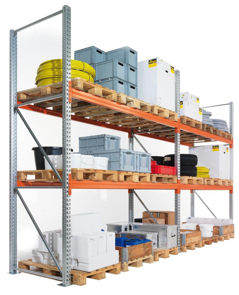 Palettenregal MULTIPAL B5655xT1100xH3300 mm mittelschwere Ausführung Fachlast 2350kg