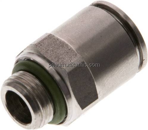 Gerader Steckanschluss G 1/8"-8mm, IQS-Edelstahl