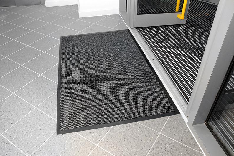 Vyna-Plush 1.2m x lfm., schwarz/grau