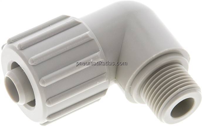 Winkel-Verschraubung G 3/8"-15x9mm, Polypropylen