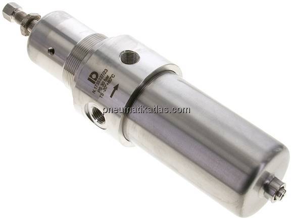 Filterregler, 1.4404, G 1/4", 0,1 - 1,5bar (Standard)