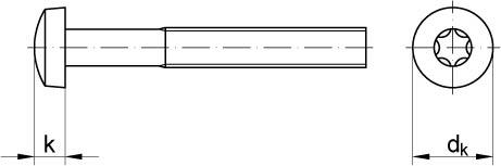 DIN 7985 4.8 M 3 x 8 -T galv. verzinkt gal Zn Artikelbild