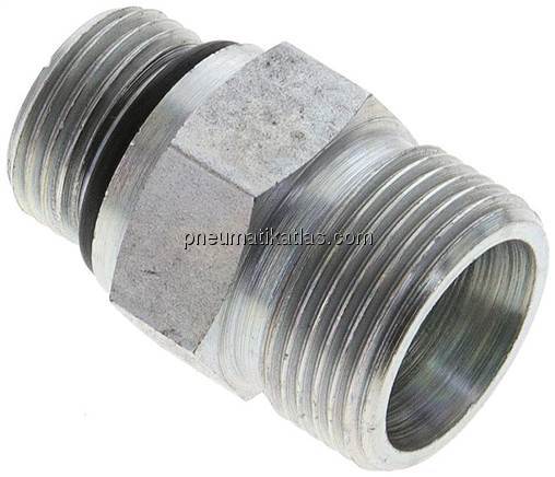 Gerade Schneidringverschr. UNF 3/4"-16-16 S (M24x1,5), ohne Mutter & Schneidring