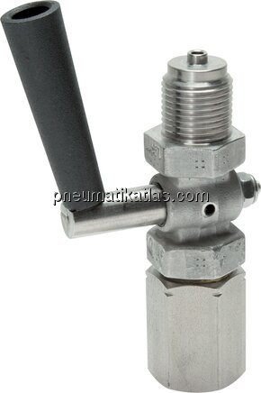 Exemplarische Darstellung: Manometer-Absperrhahn S