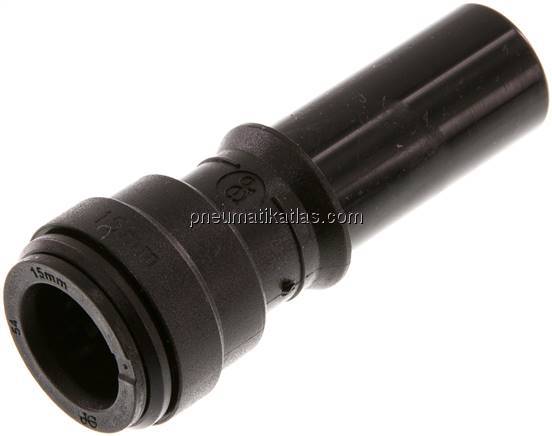 Reduzierung 18mm Stecknippel x 15mm Schlauch, IQS-Big
