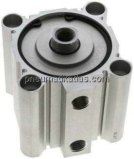 Kompaktzylinder, doppeltwirkend, Kolben 80mm, Hub 35mm Kompaktzylinder, doppeltwirkend, Kolben 80mm, Hub 35mm