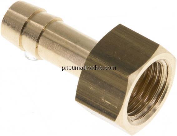 Aufschraub-Schlauchtülle G 1/4"-8 (5/16")mm, Messing