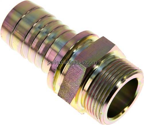 Gewindetülle, Sicherungsbund G 1-1/4"-32 (1-1/4")mm, Stahl verzinkt