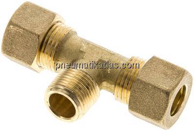 T-Klemmringverschraubung R 3/8"-12 (M18x1,5)mm, Messing