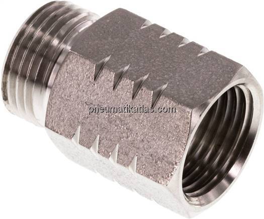 Reduziernippel G 3/8"(AG)-NPT 3/8"(IG), 1.4571