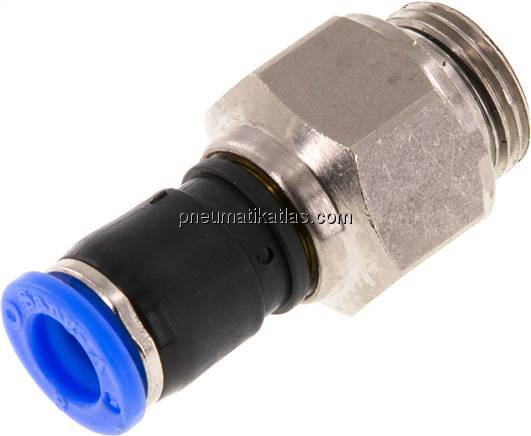 Gerade Drehverschraubung G 3/8"-8mm, IQS-Standard Gerade Drehverschraubung G 3/8"-8mm, IQS-Standard