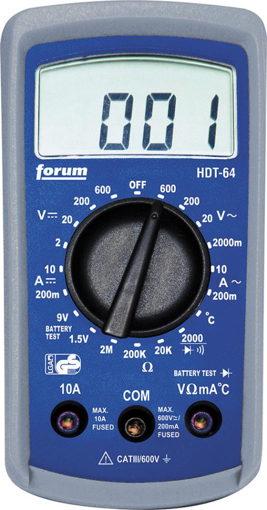 Digital-Multimeter 2-600V in Tasche FORUM