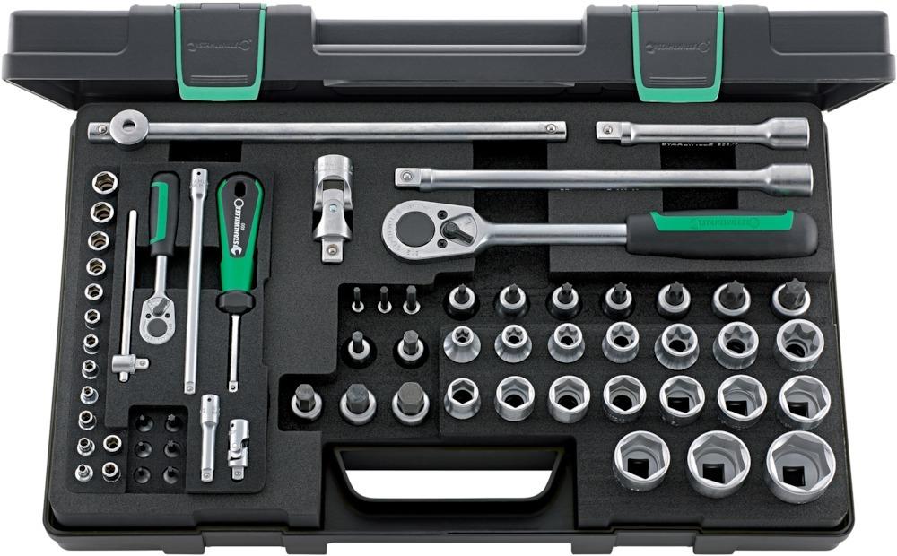Steckschlüssel-Garnitur 1/4"+1/2" 86TX KN 63-teilig Stahlwille Steckschlüssel-Garnitur 1/4"+1/2" 86TX KN 63-teilig Stahlwille