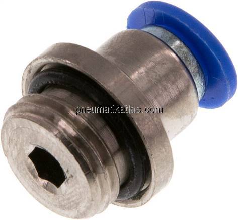Gerader Steckanschluss G 1/4"-6mm, IQS-Standard m. Innens.
