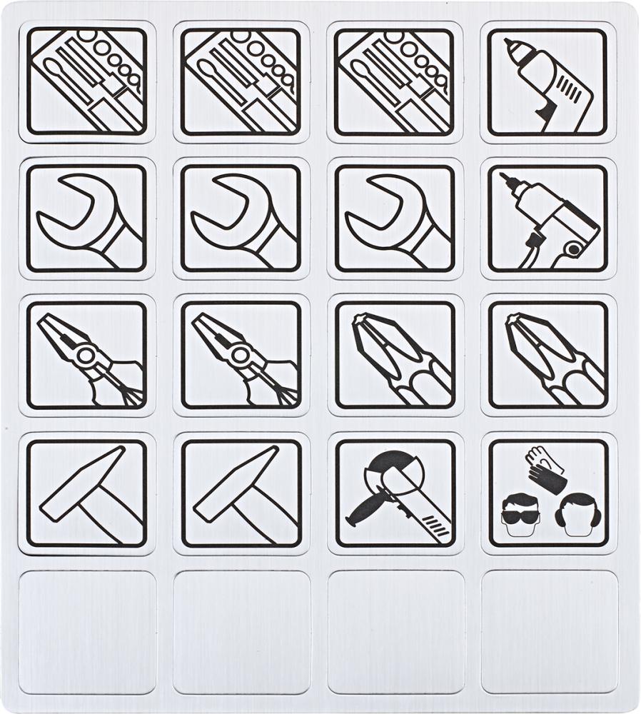 Magnetetiketten Symbole Werkzeug Magnetetiketten Symbole Werkzeug