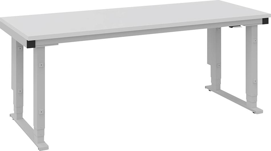 Grundtisch Multi4easy B2030xT800xH730-1320 mm Tischplatte Melamin elektr. verstellbar