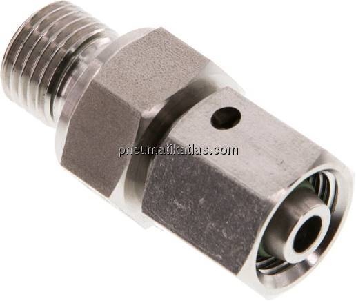 Einstellb. Schneidringverschr. G 1/4"-8 L, 1.4571