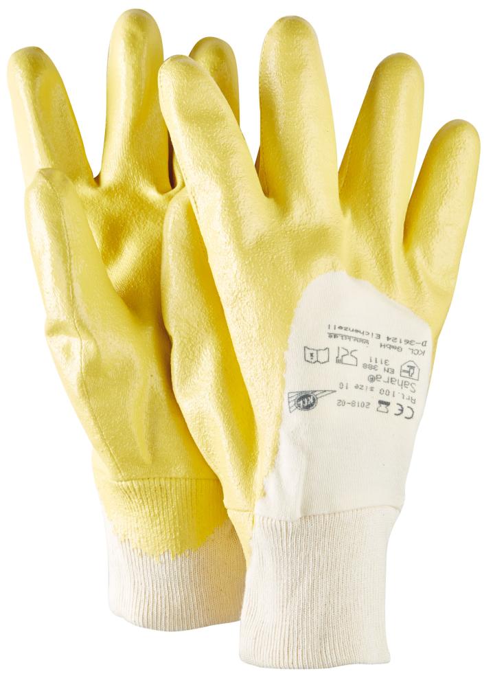 Handschuh Sahara 100, Gr. 10, gelb