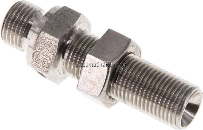 Schottnippel, 60°-Kegel G 1/8", 1.4436