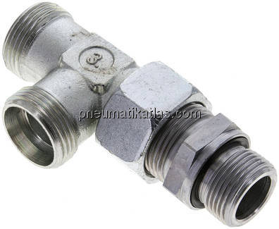 Einstellb. L-Schneidringverschraubung G 3/4"-22 L (M30x2), ohne Mutter & Schneid