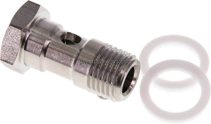 Hohlschraube für IQS-Ringstücke, G 1/4", Edelstahl