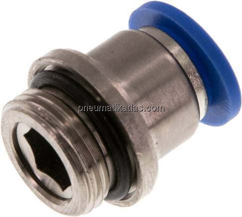 Gerader Steckanschluss G 3/8"-10mm, IQS-Standard m. Innens.