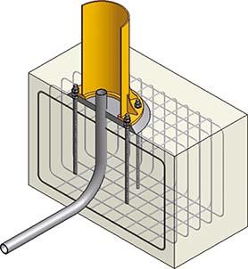 Fundamentsch./Ankerschr. zu Kran Typ M 721BG500 Vetter Krantechnik
