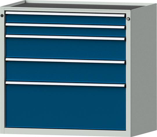 Schubladenschrank 3009 900x600mm, 5 SL,7035/5010