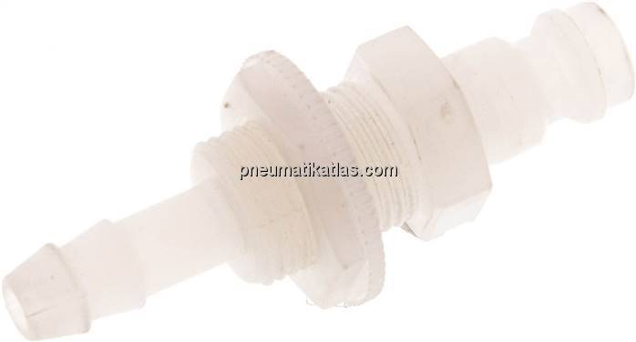 Schott-Kupplungsstecker (NW5) 6 (1/4")mm Schlauch, PVDF