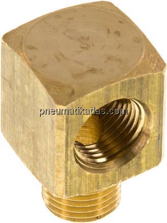 90°-Winkel G 1/8"(IG)-G 1/8"(AG), Messing 90°-Winkel G 1/8"(IG)-G 1/8"(AG), Messing