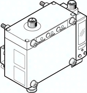 SOPA-CM1H-R1-WQ6-2N-M12 (552142) Luftspaltsensor
