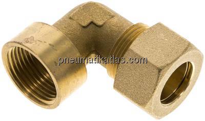 Winkel-Aufschraub-Klemmringverschr. G 3/4"-18 (M24x1,5)mm, Messing